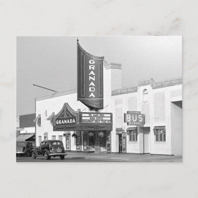 Carte Postale Théâtre cinématographique de Grenade, 1938 (Devant)