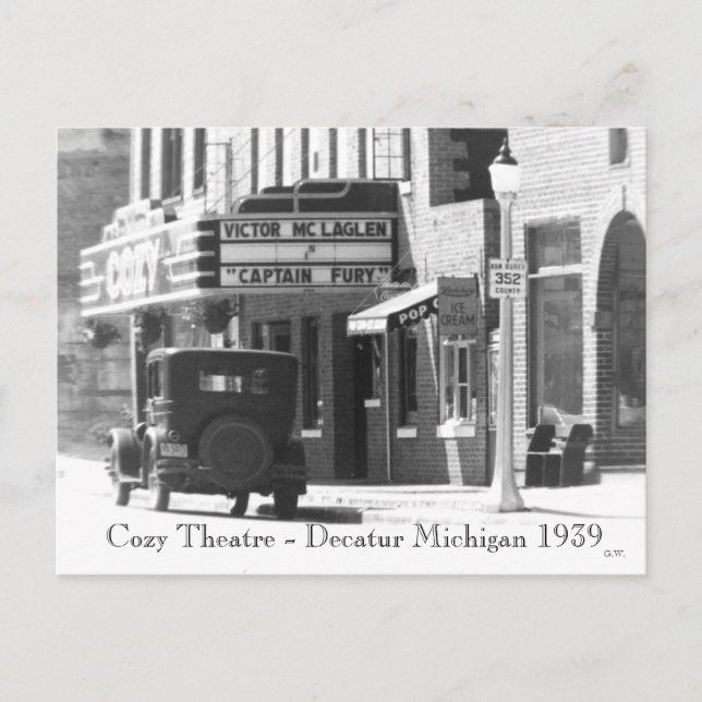 Carte Postale Théâtre cosy (Devant)