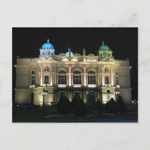 Carte Postale Théâtre de Cracovie Juliusz Słowacki.
