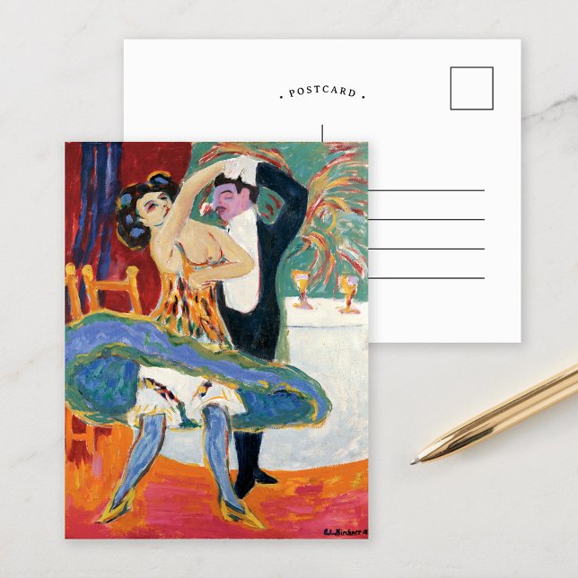 Carte Postale Théâtre de Vaudeville | Ernst Ludwig Kirchner (Créateur téléchargé)