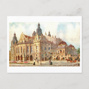 Carte Postale Théâtre d'Etat vintage à Cologne/Koln, Allemagne