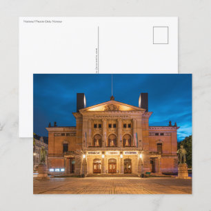 Carte Postale Théâtre national Oslo