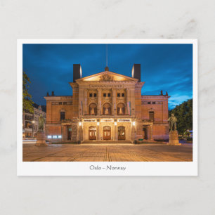Carte Postale Théâtre national Oslo