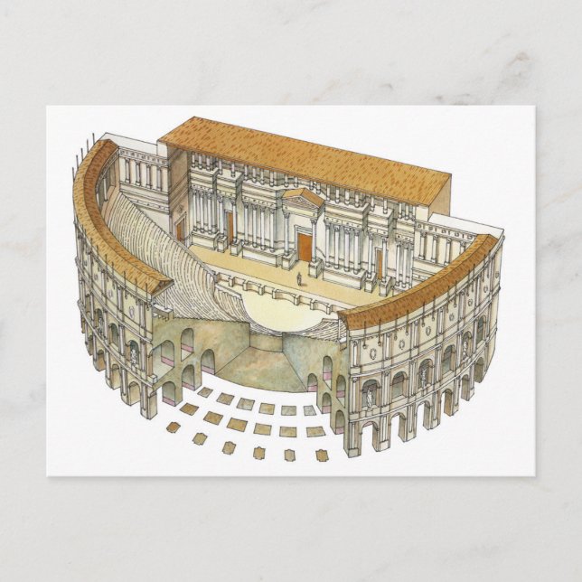 Carte Postale Théâtre romain (Devant)