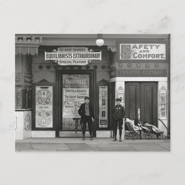 Carte Postale Théâtre Vaudeville, 1910 (Devant)