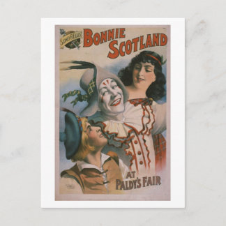 Carte Postale Théâtre Vintage "Bonnie Scotland"