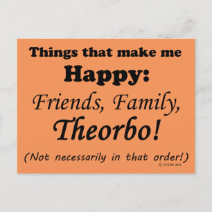 Carte Postale Theorbo Me Rend Heureux