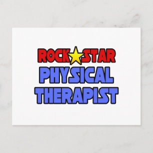 Carte Postale Thérapeute physique rock Star