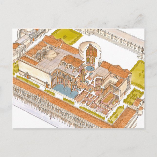 Carte Postale Thermes de Caracalla Rome (Devant)