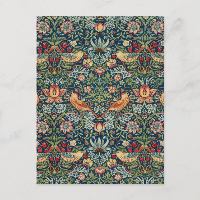 Carte Postale Thief de fraises par William Morris (Devant)