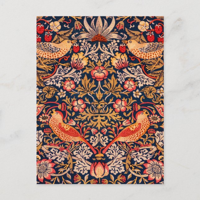Carte Postale Thief de fraises par William Morris (Devant)