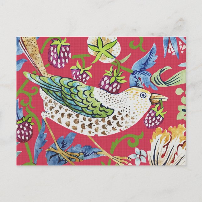 Carte Postale Thief fraise William Morris (Devant)