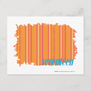 Carte Postale Thin Stripes Orange 2