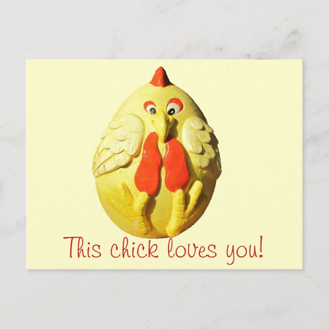 Carte Postale This Chick Lots You phrase modèle (Devant)