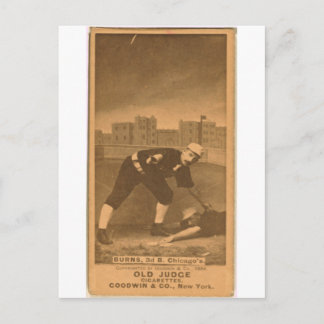 Carte Postale Thomas Burns, Chicago White Stockings