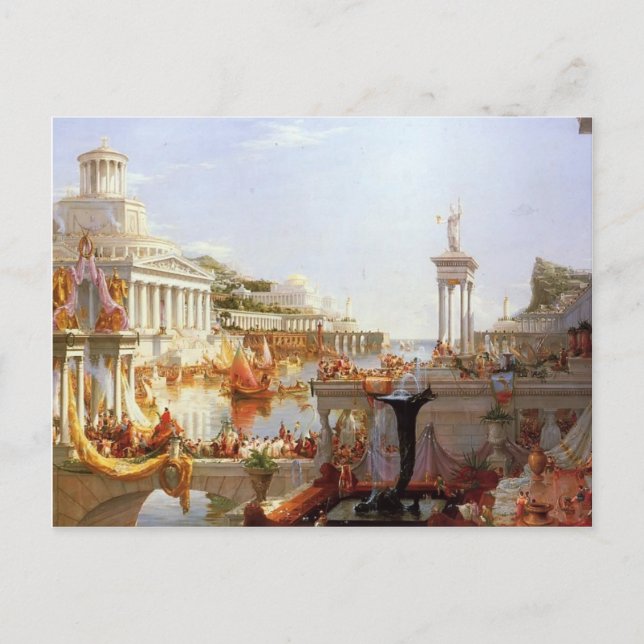 Carte Postale Thomas Cole - La Consommation de l'Empire (Devant)