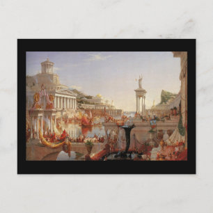 Carte Postale Thomas Cole Le cours de la consommation Empire