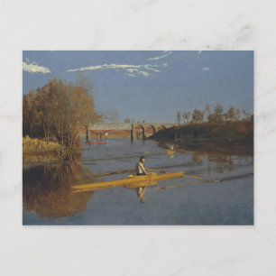 Carte Postale Thomas Eakins - Champion Single Sculls
