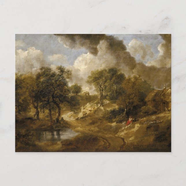 Carte Postale Thomas Gainsborough - Paysage à Suffolk (Devant)