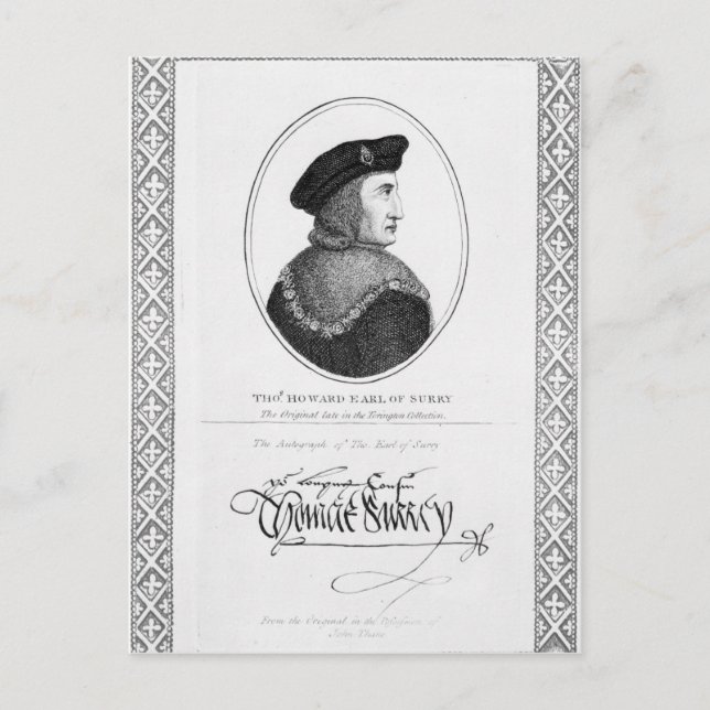 Carte Postale Thomas Howard (Devant)