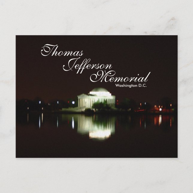 Carte Postale Thomas Jefferson Memorial, Washington D.C. (Devant)