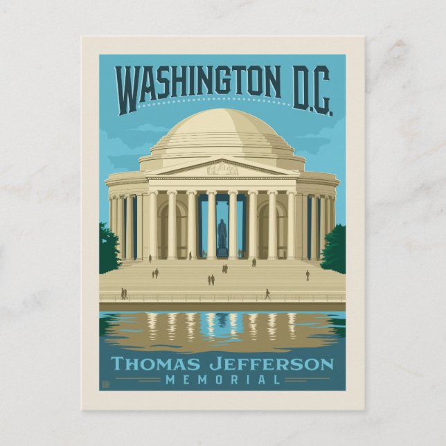 Carte Postale Thomas Jefferson Memorial | Washington, D.C. (Devant)