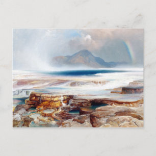 Carte Postale Thomas Moran Hot Springs de Yellowstone