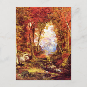Carte Postale Thomas Moran - Sous les arbres, l'art