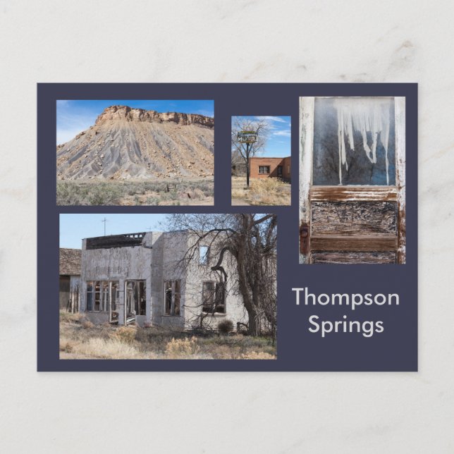 Carte Postale Thompson Springs Modern Ghost Town, Utah (Devant)