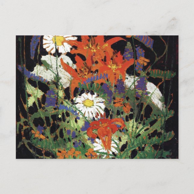 Carte Postale Thomson - Marguerite, Wood Lilies et Vetch (Devant)