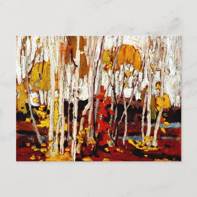 Carte Postale Thomson - Oiseaux d'automne (Devant)