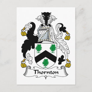 Carte Postale Thornton Family Crest