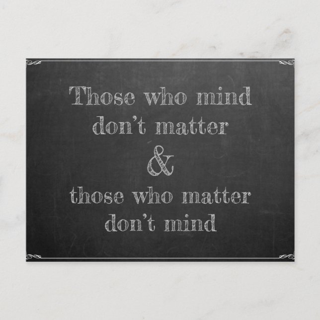 Carte Postale Those oms mind (Devant)