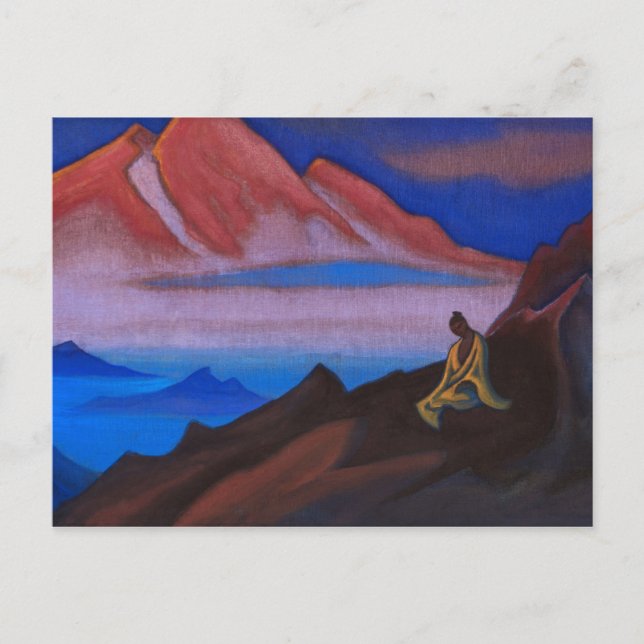 Carte Postale Thought, 1946 by Nicholas Roerich (Devant)