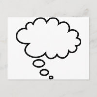Thought Bubble - ajoutez votre propre texte !