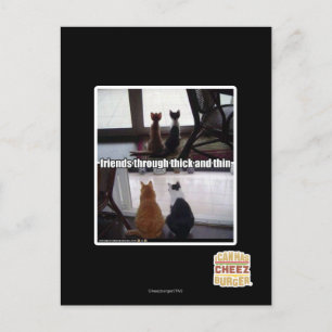 Carte Postale Through thick and thin