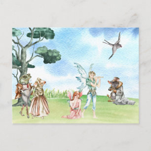 Carte Postale Thumbelina et le conte de fées