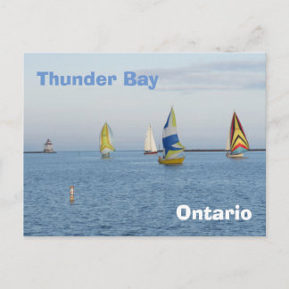 Carte Postale Thunder Bay - bateaux