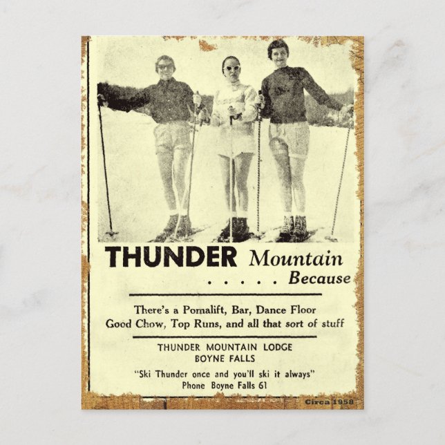 Carte postale Thunder Mountain (Devant)