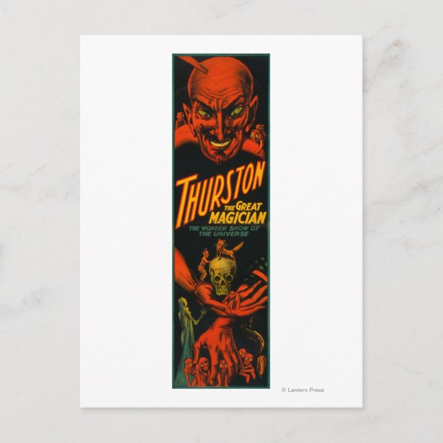 Carte Postale Thurston "Great Magician Show of the Universe" (Devant)