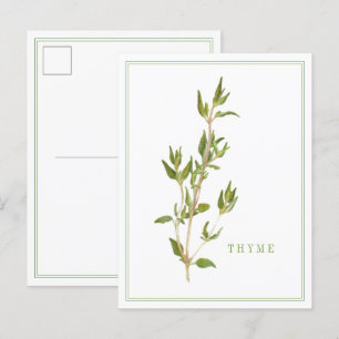 Carte postale THYME FRAÎCHE