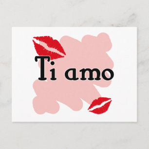 Carte Postale Ti amo - Italien Je vous aime