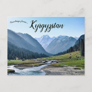 Carte Postale Tian Shan au Kirghizistan