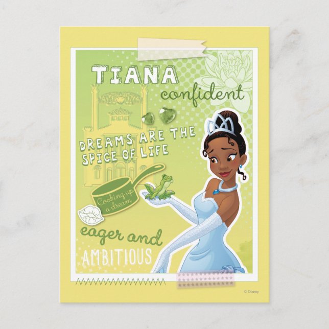 Carte Postale Tiana - impatient et ambitieux (Devant)