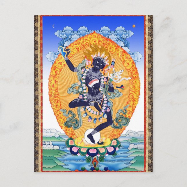 Carte Postale Tibétain Thangka Vajravarahi Nairatmya (Devant)