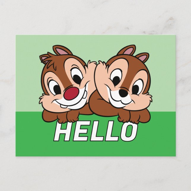 Carte Postale Tic & Tac Sourire (Devant)