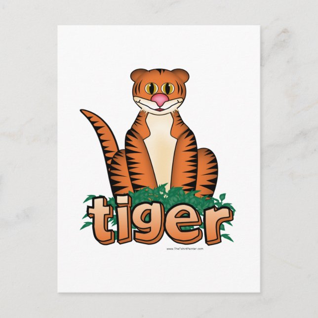 CARTE POSTALE TIGER ! (Devant)