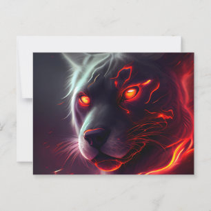 Carte postale tiger