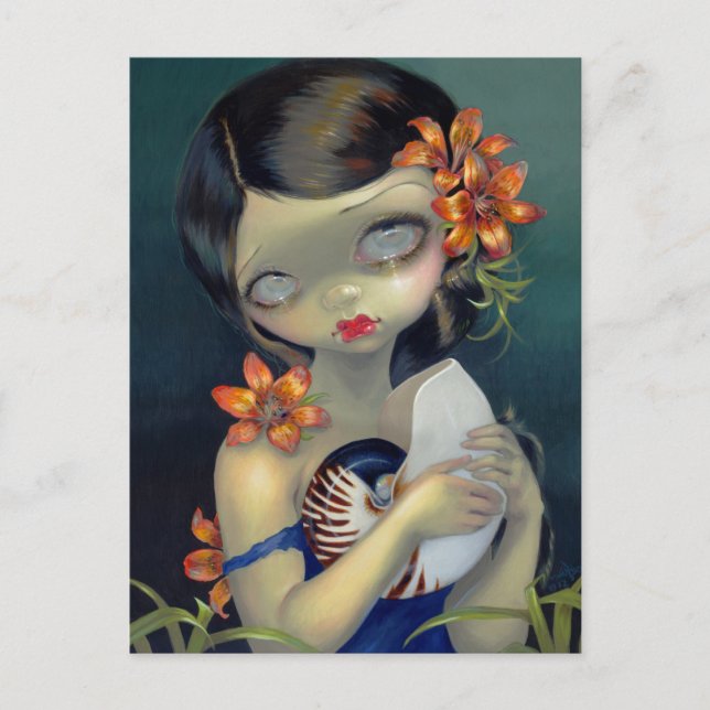 Carte postale "Tiger Lily, Tiger Nautilus" (Devant)