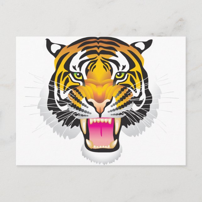 Carte Postale Tigre (Devant)
